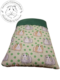 Handgemaakte Slaapzak Deluxe  " Cavia Print Klaver "