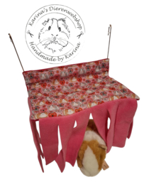 Schuil Hangmatje " knaagdier " XL ...... Cavia Print Schedels