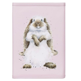 Notitieboek Portefeuille Cavia Hamster Konijn "Piggy in the Middle" Wrendale Designs   