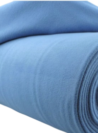 Fleece jeans blauw
