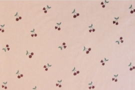 Kleine kersen fleece    (meerprijs voor fleece liner / pee pad in deze kleur  OP=OP