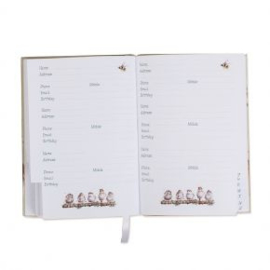 Adresboek & Verjaardagsboek Cavia Konijn Hamster Wrendale Designs   