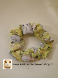 Haar Frutsel /  Scrunchie met Cavia Bijtjes