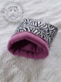 Handgemaakte Slaapzak Deluxe ... Zebra fuchsia