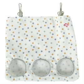 Zolux Hooizak Cosy Gestipt Wit - 3 gaten