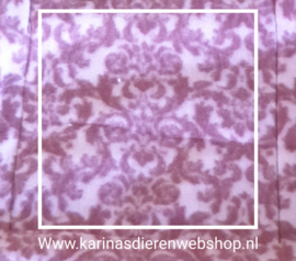 Anti plas Deken  ......  Fleece Bordeaux Fantasie