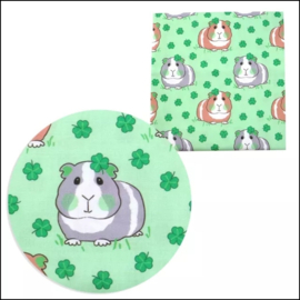 Anti plas Deken  ......  " Cavia Print Klaver "