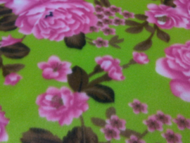 Bloemen anti pilling fleece   (meerprijs voor fleece liner / pee pad in deze kleur OP=OP