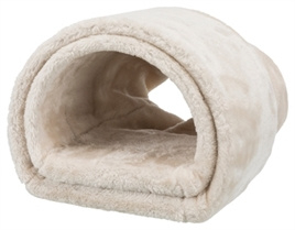 Trixie Speeltunnel Konijn / Cavia Pluche Beige 80 x 27 x 21 cm