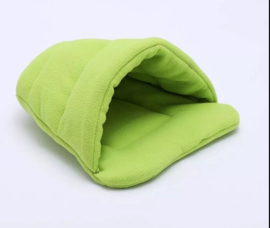 Slaapzak fleece limegroen