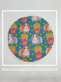 Losse Hoes ø 26 cm voor Kruik / koelschijf XL : Cavia Print POPCORN