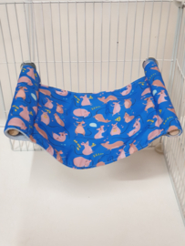Hangmatje op stokjes ... ratten print Roosje Rosalie