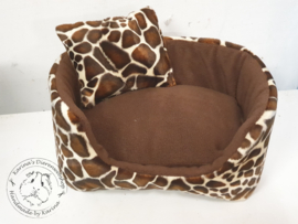 SOFA met kussen  .....  Giraffe Velboa