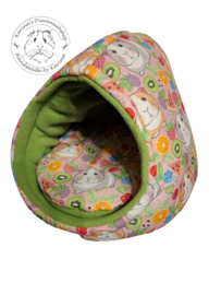 Theemuts   " Cavia Print Fruit "