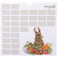 'The Country Set' Birthday Calendar - Verjaardags kalender Wrendale Designs