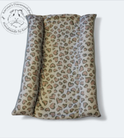 Bunny Snuggle Bed " Hop&Flop " L .... hartjes oudgroen oudroze