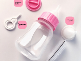Voedings set Roze