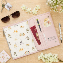 Notitieboek Portefeuille Cavia Hamster Konijn "Piggy in the Middle" Wrendale Designs   