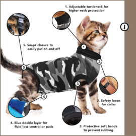 Recovery Suit Cat Z Camo Black XXXS