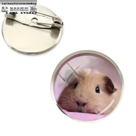 broche Cavia  roze klein