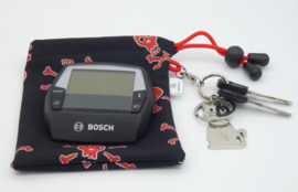 Ebike hoesje L display  Bosch intuvia  DLX Doodshoofd softshell