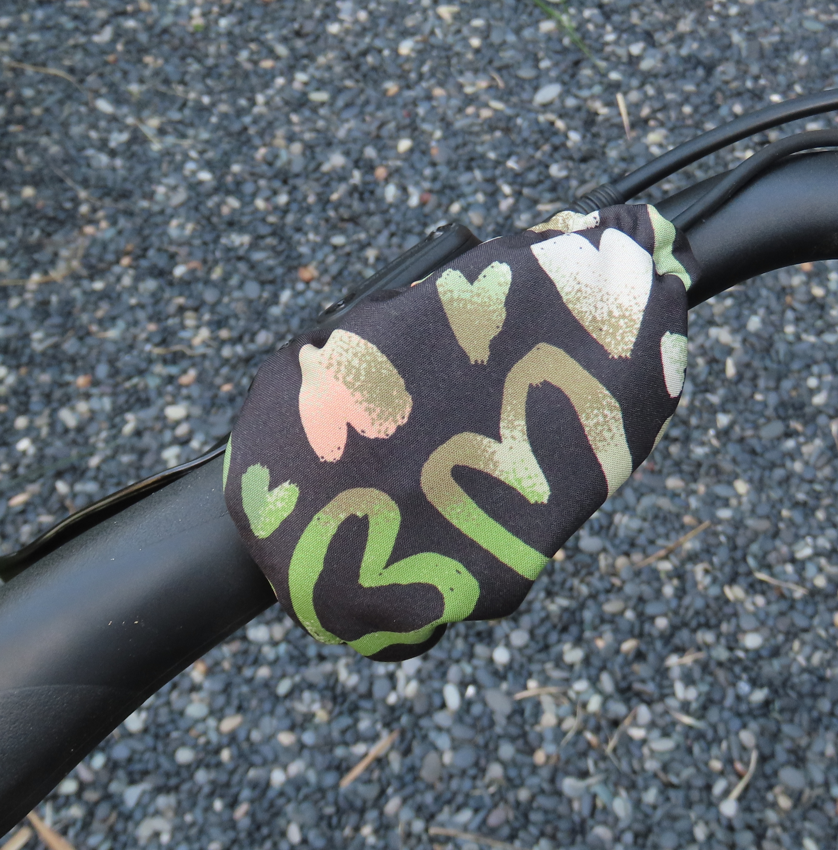 Hoesje voor vaste ebike displays  Hartje op zwart K