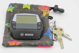 Ebike hoesje L display  Bosch intuvia  DLX Sterren softshell