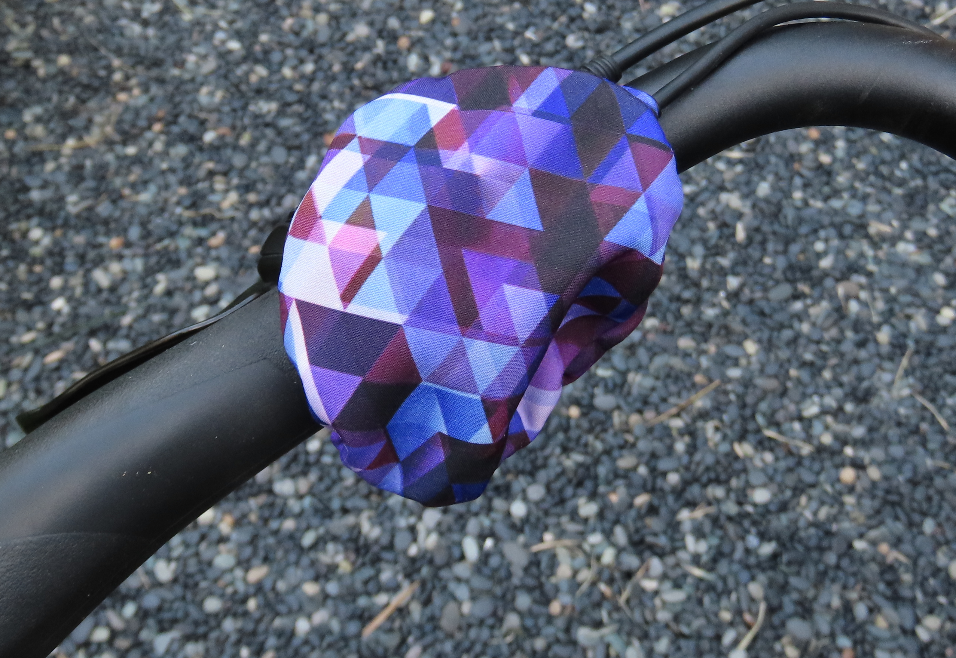 Hoesje voor vaste ebike displays  Driehoekje op paars K