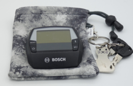 Ebike hoesje L display  Bosch intuvia  DLX Space grijs softshell