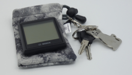 Ebike hoesje M display Bosch intuvia 100 Space grijs softshell DLX