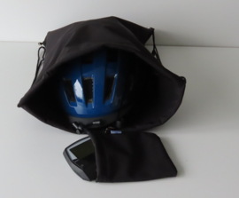 Fiets helm tas, Ebike helm tas, Paardrij helm tas Zwart DLX