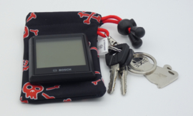Ebike hoesje M display Bosch intuvia 100 Doodshoofd softshell DLX