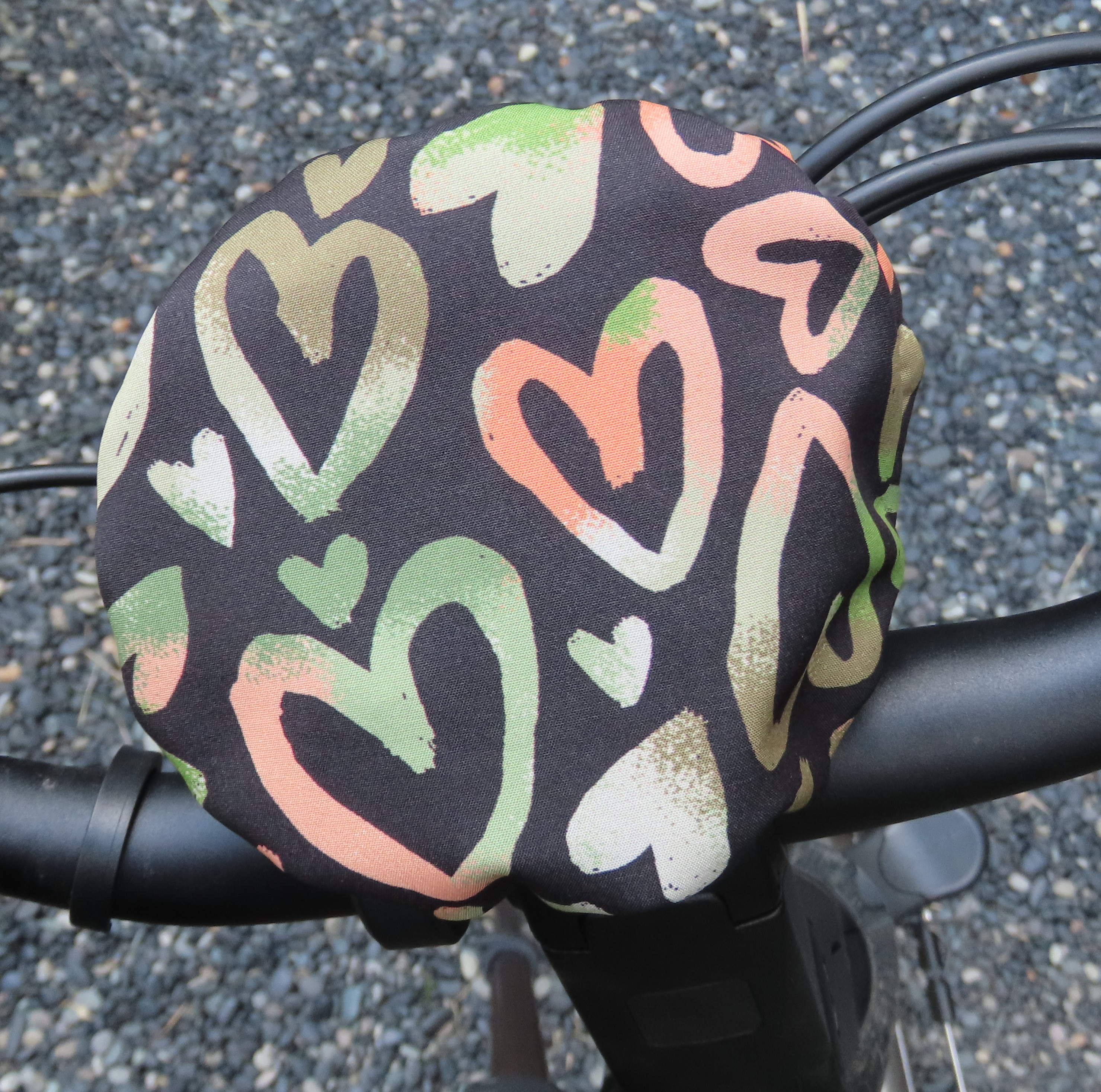 Hoesje voor vaste ebike displays Hartje op zwart G