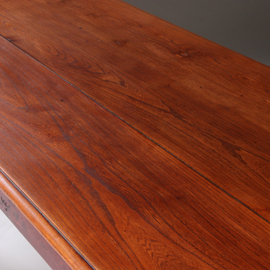 Lange tafel in essenhouten  werktafel of keukentafel in prachtige oude kleur [No.211730)