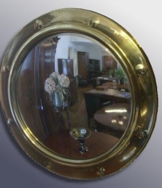 Messing Butlerspiegel ca. 1920 - 0,39 diameter (No.80132)