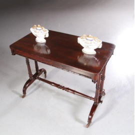Antieke bijzettafels / Wijntafels / Engelse sofatafel of wandtafel ca. 1840 vroeg Victoriaans (No.680122)