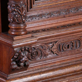 Antieke kast / Rariteitenkabinetje / tafelkastje anno 1631 Hollands (No.782761)