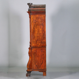 Prachtig gaaf  Hollands Kabinet met gespiegelde wortel panelen ca 1750 (No.450420)