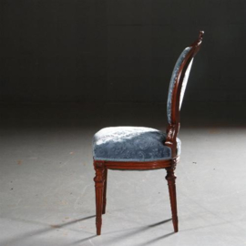 Antieke stoelen / stel van vier comfortabele stoelen  ca. 1890 (No.491653)