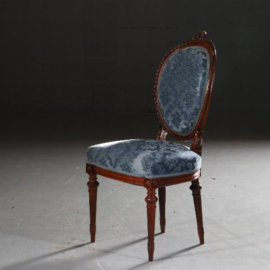 Antieke stoelen / stel van vier comfortabele stoelen  ca. 1890 (No.491653)