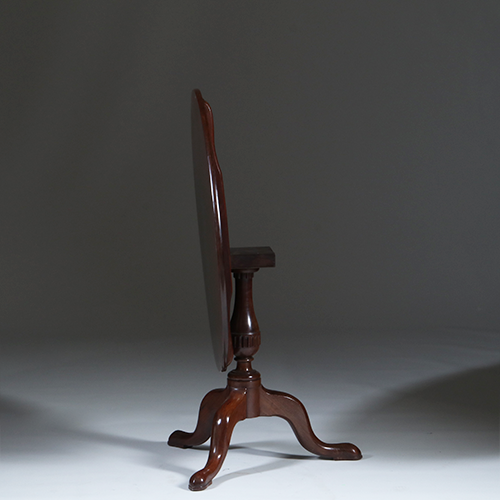 Massief mahonie tilttop  ca 1775 zeer solide  (No.301875)
