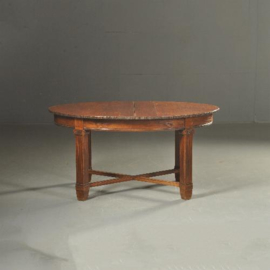 Antieke tafel /  Eetkamertafel uittrekbaar ovaal tot zeker 12 personena. 1910 (No.472164)
