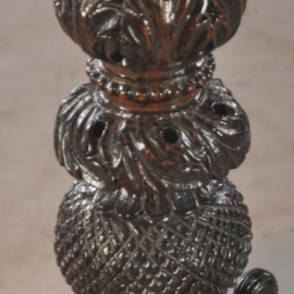 Antieke bijzettafels / wijntafeltje koloniaal ca. 1875 met draken en vogels in de voet (No.772623)