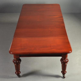 Antieke tafel / Engelse windout table / Coulissentafel met de oorspronkeleijke bladen en bladenkast  (No.220211)