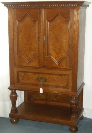 Antieke Duitse kast ca. 1900 Dresden (No.8353)