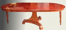 Antieke tafel / coulissentafel mahonie 1820 uitschuifbaar.  (No.84130)