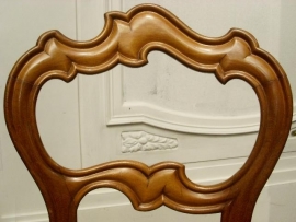 Antieke stoelen / set van 4 stoelen gesigneerd: Horrix. (No.87100)