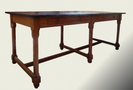 Antieke tafel / Werktafel uit de Rijks universiteit Leiden ca. 1885 (No.84127)
