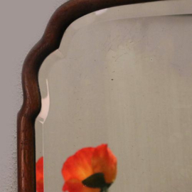 Antieke spiegel / Hollandse prachtig  facet geslepen Soester spiegel (No.762472)