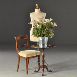 Antieke bijzettafels / Wijntafel / lampetafel ca. 1915 in massief mahonie (No.113291)